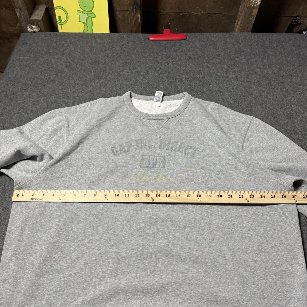 VTG‎ Y2K 2005 GAP RARE College Style Mens Crewneck Size XXL Casual Grunge Indie